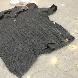 Sweater like polo shirt
